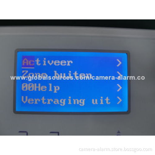 Intelligent PSTN Keypad GSM Alarm System, English/French/German/Spain/Italian/Dutch Menu Display